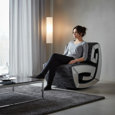 Exclusive Single-Seater Designer Club Armchair Upholstered Armchair Stylish Furniture