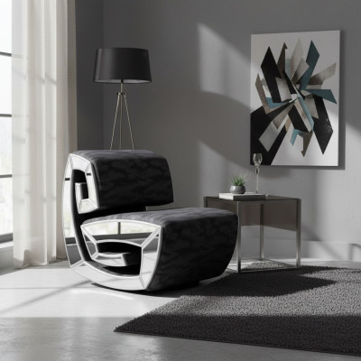 Exclusive Single-Seater Designer Club Armchair Upholstered Armchair Stylish Furniture