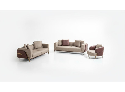 Luxury sofa set sofa set sofas 4 3 1 seater fabric modern side table