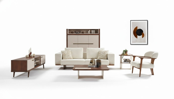 Living Room Sofa Set Three-Seater Armchair Luxury Couch Set 3 1 Seater