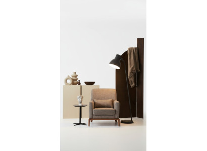 Classic armchair TV sofa 1-seater couch designer textile sofas upholstery