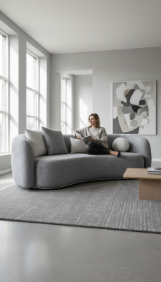 Modern design four-seater couch upholstered sofa, 4-seater furniture, big sofas, new sofas