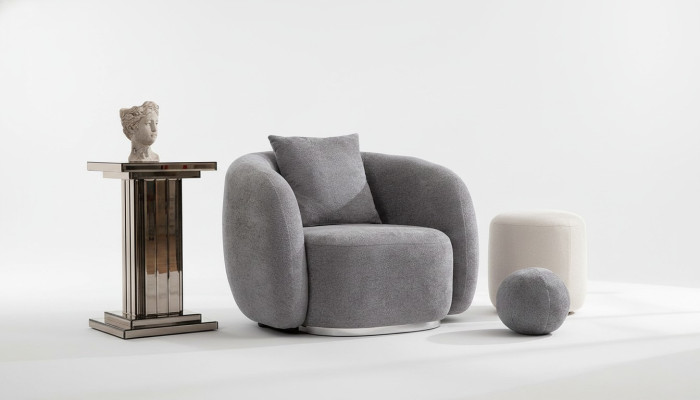 Armchair Design Couch Sofa Seat Textile Lounge Club Upholstery Luxury Seat Relax