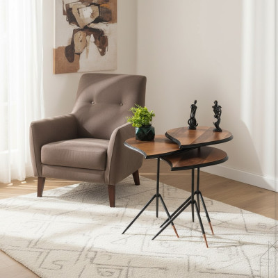 Luxury Complete Set of 3 Coffee Tables Luxury Living Room Coffee Table Furnishings