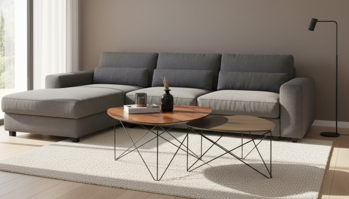 Coffee table, living room table, luxury coffee tables, 2x side table, table new
