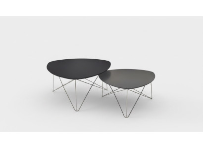 Coffee table black luxury living room coffee tables 2x side table table new