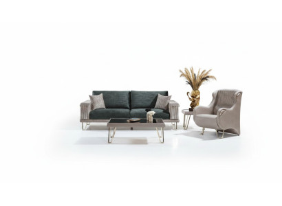 Living room complete seating suite three-seater couch single-seater 2-piece set