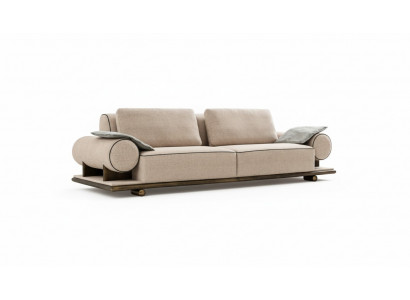 Textile Sofa Couch Upholstered Sofa 3-Seater Couches Sofas Modern Three-Seater New