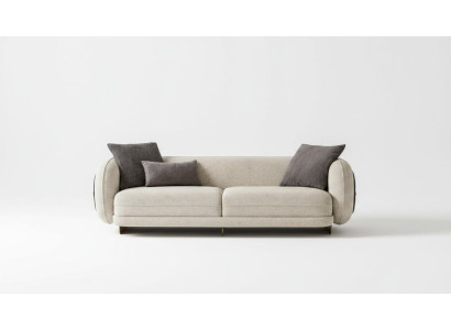 Living room textile sofa 3-seater luxury furniture seating design couch lounge new