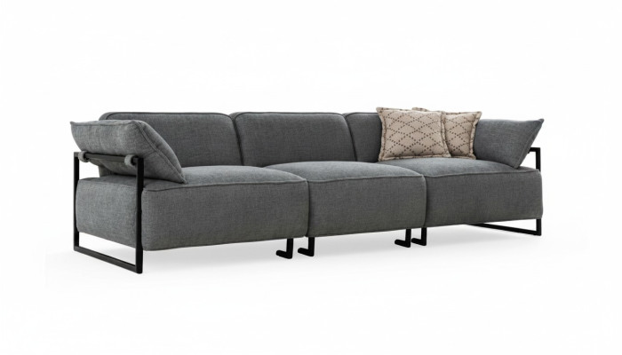 Living room textile sofa 3-seater luxury furniture seat design couch lounge new