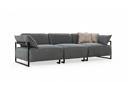Living room textile sofa 3-seater luxury furniture seat design couch lounge new