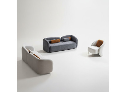 Sofa set x2 3-seater sofas 1-seater modern complete set upholstered suite