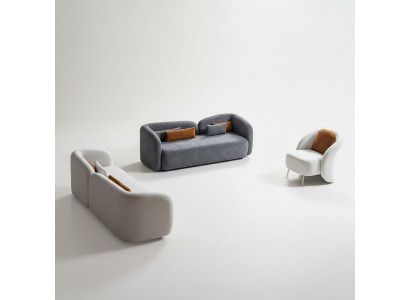 Sofa set x2 3-seater sofas 1-seater modern complete set upholstered suite