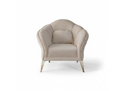 Modern Chesterfield Design Beige Sofa 2x Armchairs Upholstered Couch Couches New