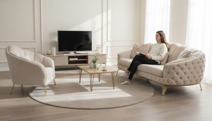 Sofa set 3 3 1-seater modern complete set upholstery suite couch set