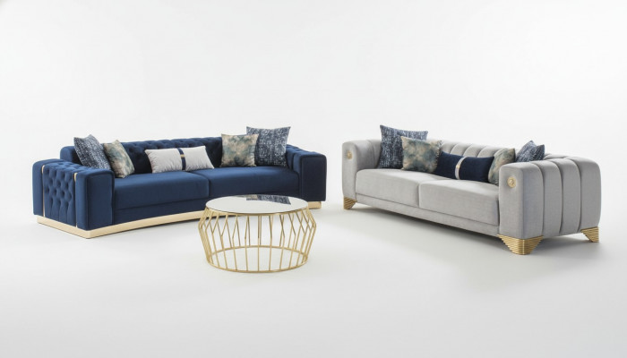 Sofa set 4 3 seater design couch upholstered sofas modern group set new