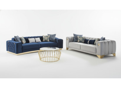 Sofa set 4 3 seater design couch upholstered sofas modern group set new