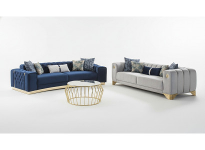 Sofa set 4 3 seater design couch upholstered sofas modern group set new