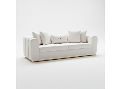 Exclusive 4-seater designer upholstered sofas luxurious living room furniture