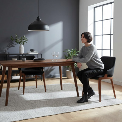 Dining room 2x chairs modern wood furniture chairs luxury design furnishing new
