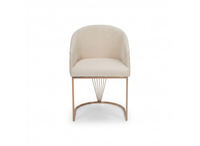 Upholstered chair dining room chair wooden chair kitchen chair white modern gold