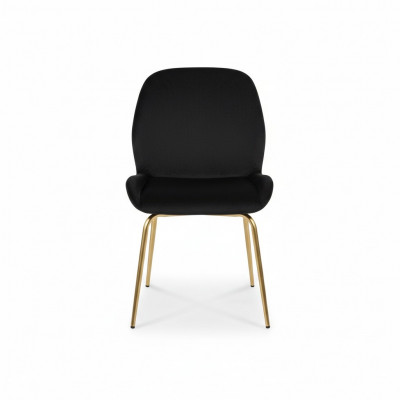 Black upholstered armchair designer dining chair modern kitchen chairs