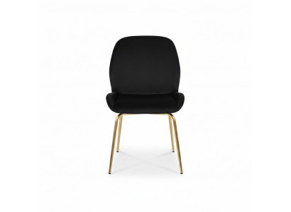 Black upholstered armchair designer dining chair modern kitchen chairs