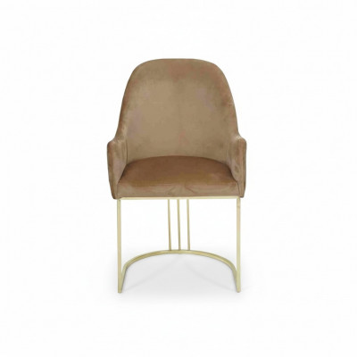 Group Set 4x Armchair Chair Design Fabric Upholstered Chairs Dining Room Textile