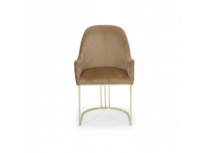 Group Set 4x Armchair Chair Design Fabric Upholstered Chairs Dining Room Textile