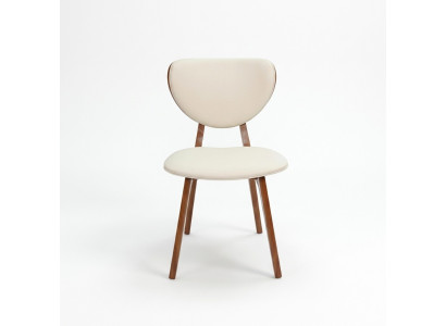 Modern dining chair white set of 4 chairs wooden chair single-seater chairs new