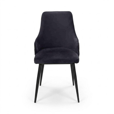Luxury Dining Room Black Designer 6x Chairs Single-seater Modern Interior