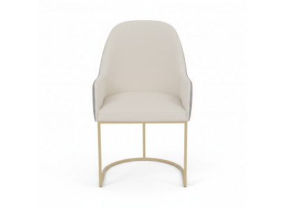 White upholstered dining chair kitchen chairs designer seating furniture new