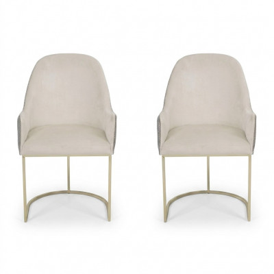 Upholstered chair 2x chairs dining chair high-quality kitchen chair multicolor modern
