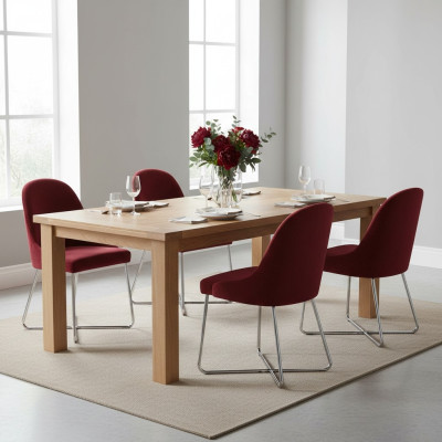 Modern chairs luxury dining room furnishings red 4x chairs furniture dining room chair