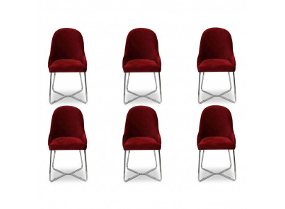 Modern chairs luxury dining room furniture red 6x chairs furniture dining room chair