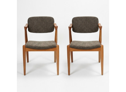 Luxury dining room furniture designer gray 2x chairs new furnishing modern chairs
