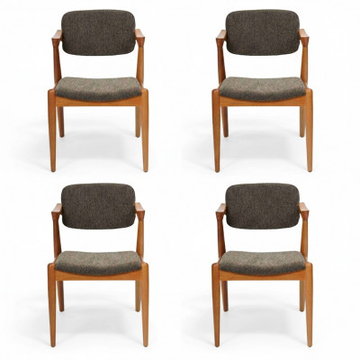 Luxury dining room furniture designer 4x chairs new decor gray modern chairs