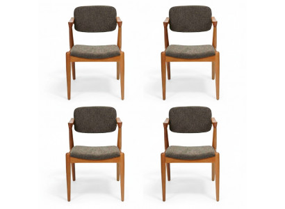 Luxury dining room furniture designer 4x chairs new decor gray modern chairs