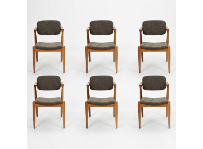 Luxury dining room furniture designer 6x chairs new furnishings gray modern chairs