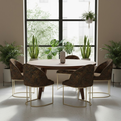 Modern dining room chairs living room luxurious multicolored 4x chairs metal new