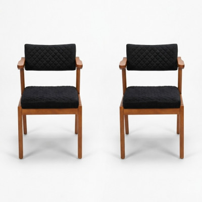Dining room chair modern wood furniture 2x chairs luxury design furnishing new