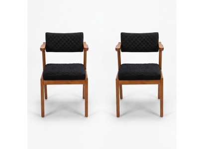 Dining room chair modern wood furniture 2x chairs luxury design furnishing new