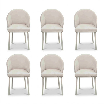 Dining chair white 6x chairs dining room modern chairs wood design new