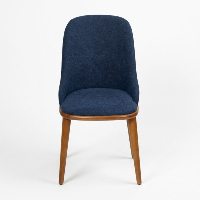 Modern dining room blue chairs designer upholstery seat kitchen furniture new