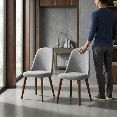 Designer chair wooden chair dining chair luxury wood new furniture 2x chairs new