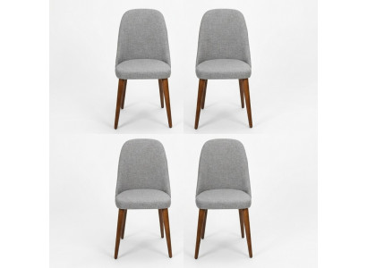 Chair Designer 4x Chairs Wooden Chair Dining Chair Luxury Wood New Furniture New