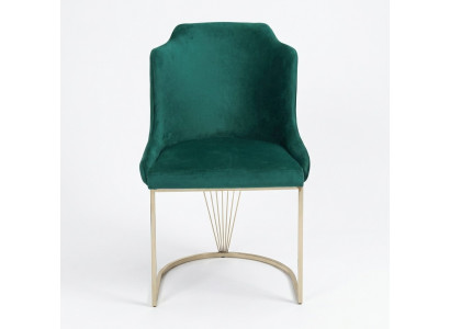 Designer Green Dining Chair Luxury Single-Seater Modern Dining Room Furniture