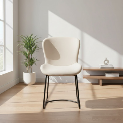 Dining room chair chair dining room modern chairs metal design chair white seat armchair