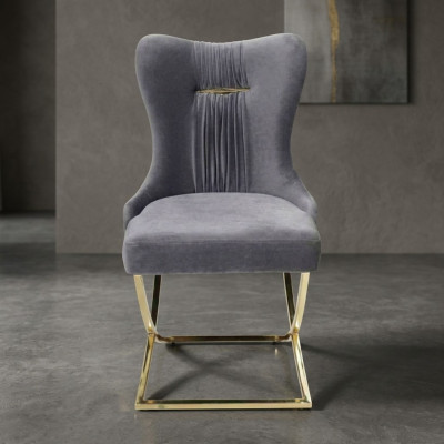 Dining room chairs luxury armchair chair gray armchair living room furniture new