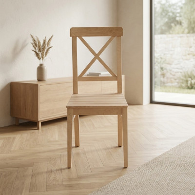 Modern dining room chair designer wooden luxury single-seater without armrest